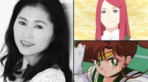 Emi Shinohara as Sailor Jupiter in Sailor Moon and in Naruto
